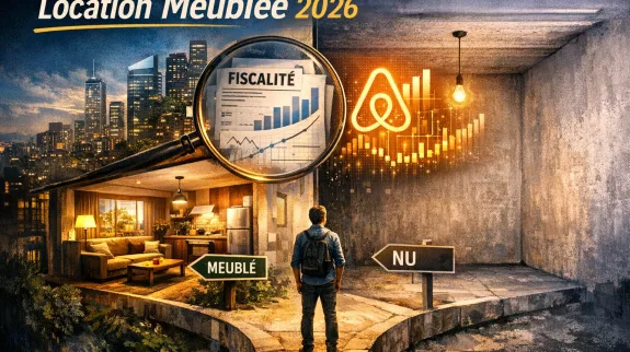 Location meublée 2026 : règles, fiscalité LMNP, Airbnb et choix meublé ou nu pour un premier investissement.