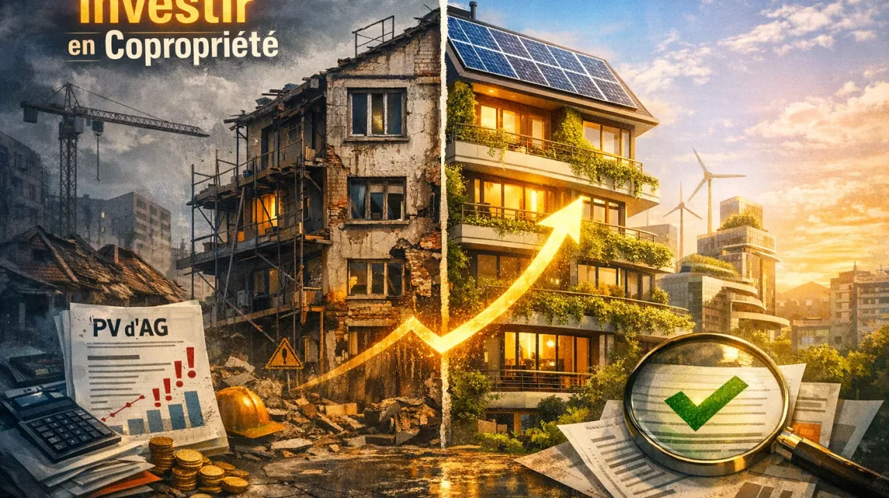 Investir en copropriété sans mauvaise surprise : charges, travaux et PV d’AG expliqués pour les investisseurs.