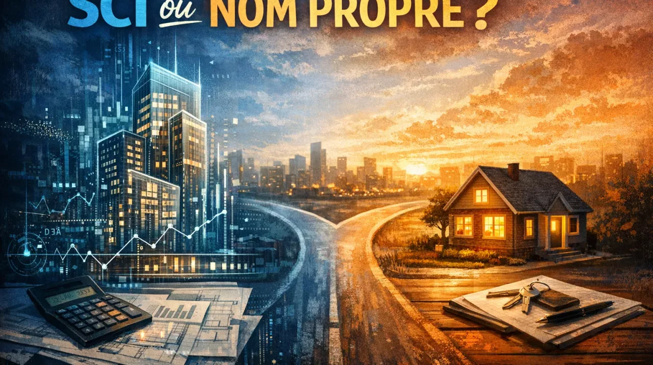 SCI à l'IS ou nom propre : découvrez le meilleur choix pour un débutant en immobilier locatif.