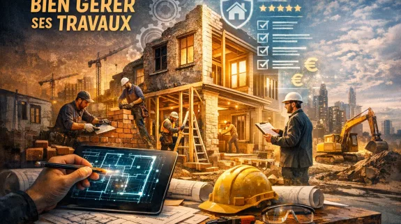 Apprenez à gérer ses travaux immobiliers en toute sécurité : bons artisans, devis, assurances et process de chantier.