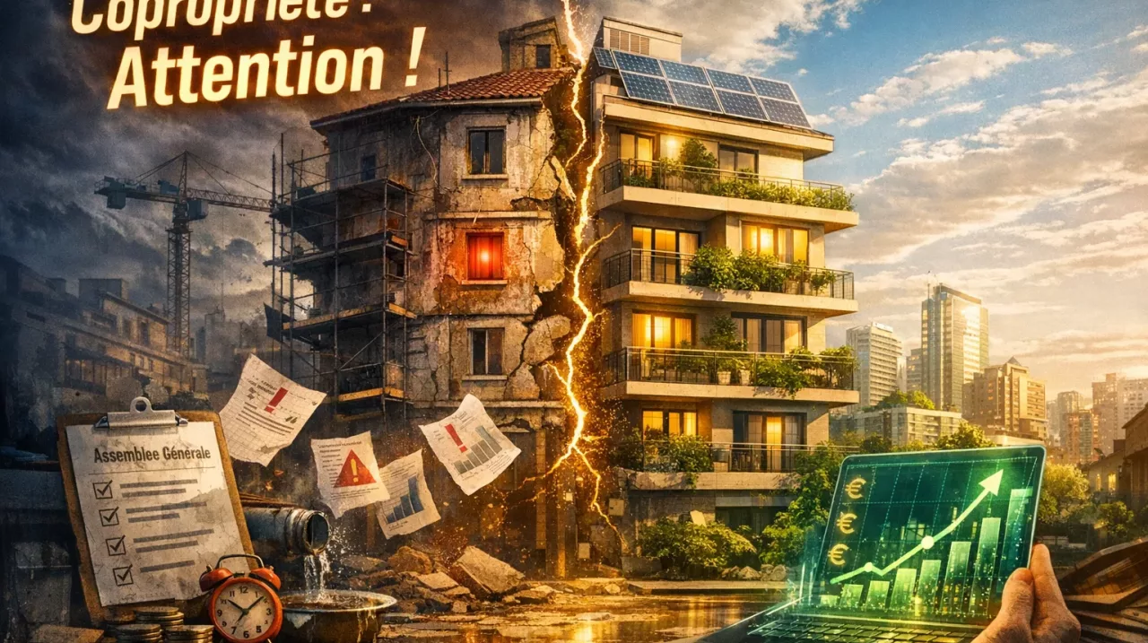 Investir en copropriété sans mauvaise surprise : charges, travaux, AG et PV expliqués simplement pour les investisseurs.