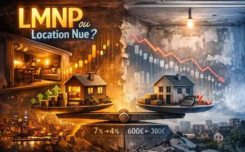 LMNP ou location nue : comparez fiscalité, cash-flow et stabilité pour réussir votre premier investissement locatif.