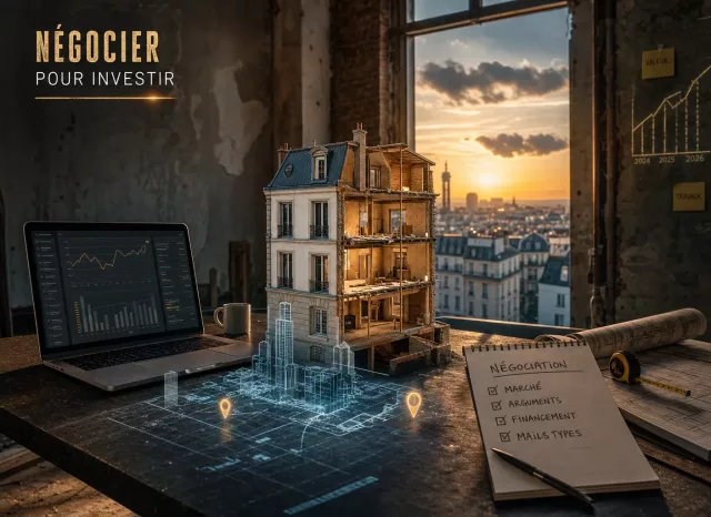 Guide pratique pour négocier prix immobilier 2026 : repères, techniques simples et modèles de mails pour investisseurs débutants.